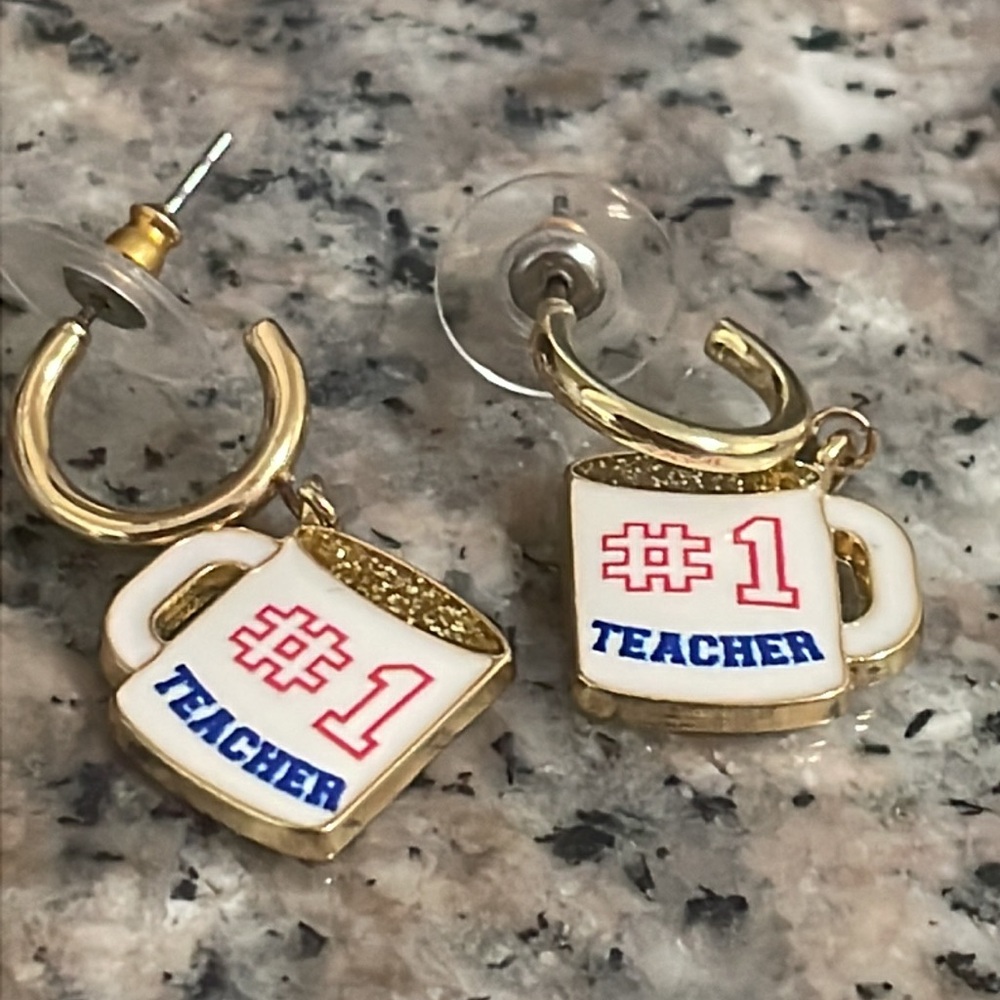 Sugarfix #1 Teacher Earrings - Picture 3 of 4